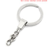 Key Rings Silver Tone - lotsoflove